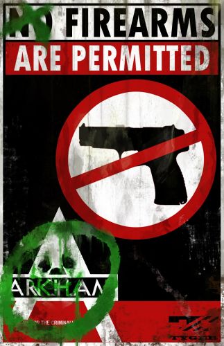 Batman: Arkham City Firearms Poster